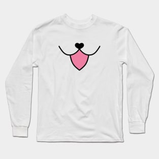 Cute kitten mouth Long Sleeve T-Shirt